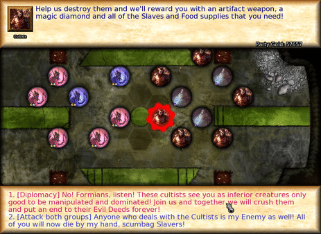 Игра Knights of the Chalice 2, скриншот
