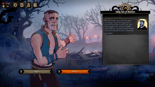 Игра Knock on the Coffin Lid, скриншот