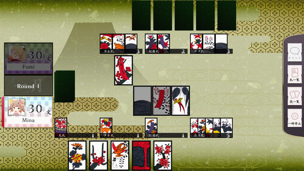 Игра Koi-Koi Japan [Hanafuda playing cards], скриншот