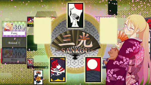 Игра Koi-Koi Japan [Hanafuda playing cards], скриншот