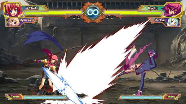 Игра Koihime Enbu, скриншот
