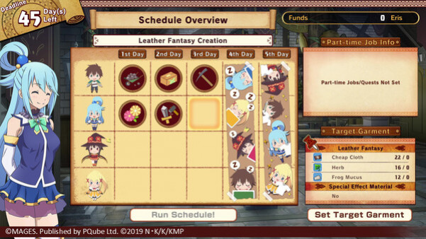 Игра KONOSUBA - God's Blessing on this Wonderful World! Love For These Clothes Of Desire!, скриншот