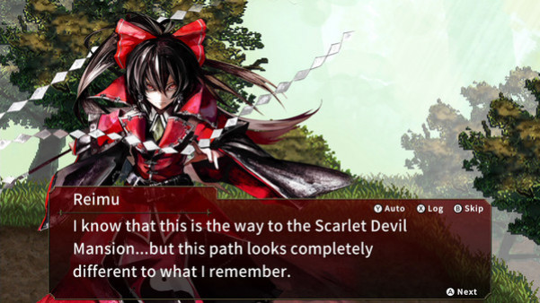Игра Koumajou Remilia: Scarlet Symphony, скриншот