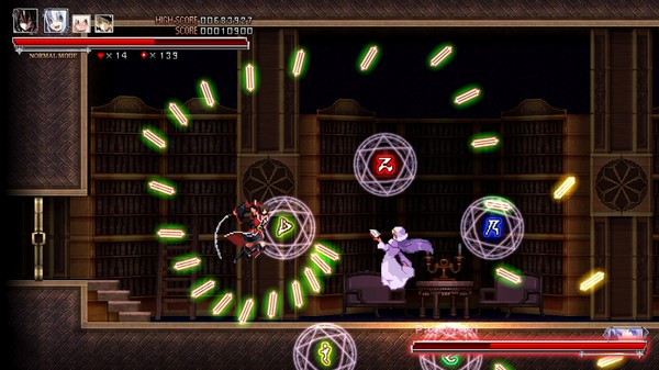 Игра Koumajou Remilia: Scarlet Symphony, скриншот