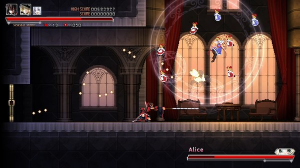 Игра Koumajou Remilia: Scarlet Symphony, скриншот