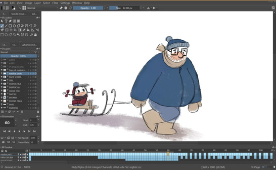 Игра Krita, скриншот
