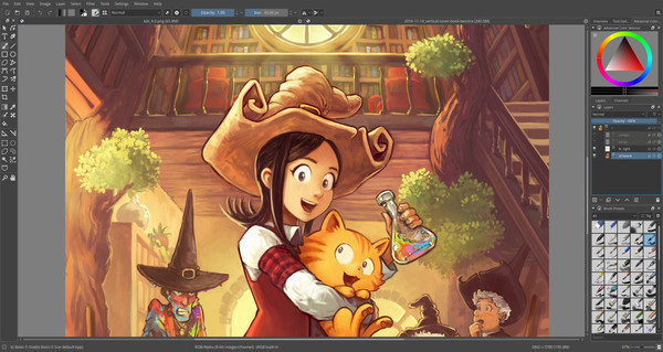 Игра Krita, скриншот