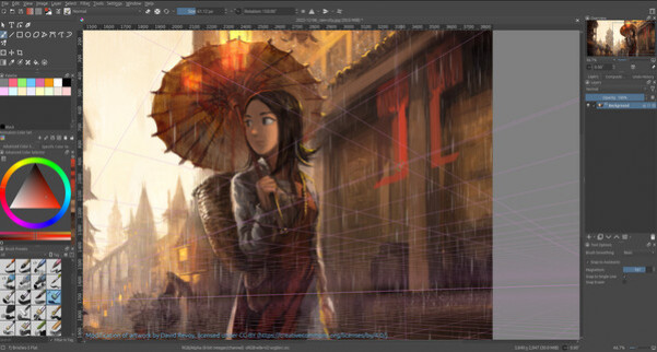 Игра Krita, скриншот