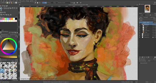 Игра Krita, скриншот