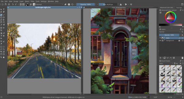 Игра Krita, скриншот