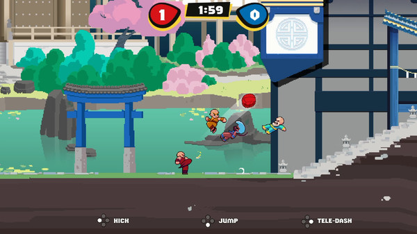 Игра KungFu Kickball, скриншот