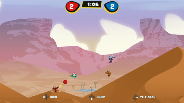 Игра KungFu Kickball, скриншот