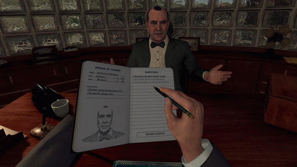 Игра L.A. Noire: The VR Case Files, скриншот