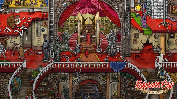 Игра Labyrinth City: Pierre the Maze Detective, скриншот