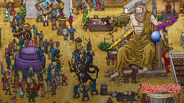 Игра Labyrinth City: Pierre the Maze Detective, скриншот