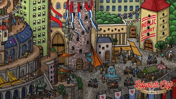 Игра Labyrinth City: Pierre the Maze Detective, скриншот