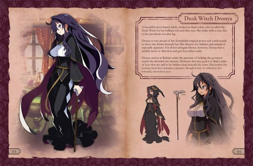 Игра Labyrinth of Refrain: Coven of Dusk - Digital Art Book, скриншот