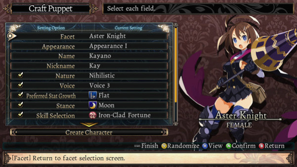 Игра Labyrinth of Refrain: Coven of Dusk, скриншот