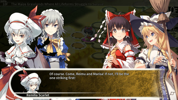 Игра LABYRINTH OF TOUHOU - GENSOKYO AND THE HEAVEN-PIERCING TREE, скриншот