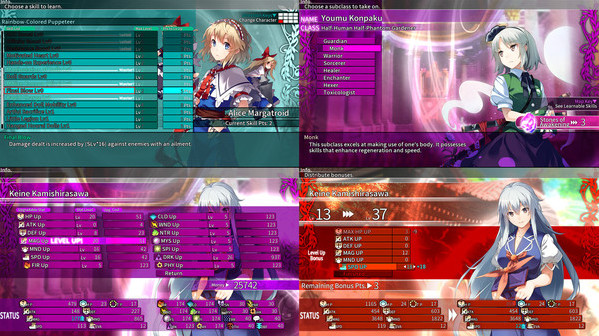 Игра LABYRINTH OF TOUHOU - GENSOKYO AND THE HEAVEN-PIERCING TREE, скриншот