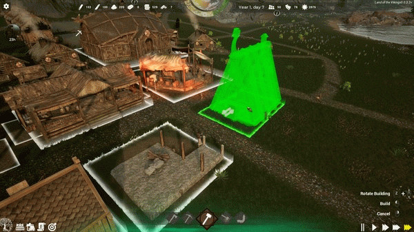 Игра Land of the Vikings, скриншот