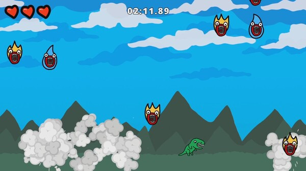 Игра Last Dino Standing, скриншот