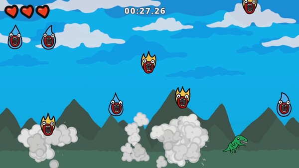 Игра Last Dino Standing, скриншот