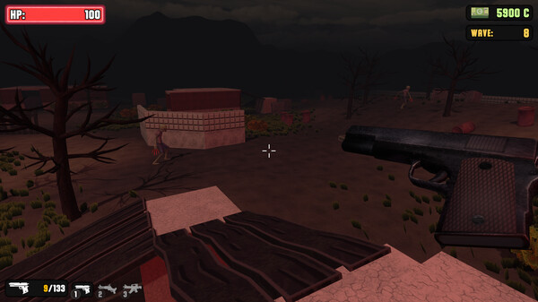 Игра Last Night in Zombie Village, скриншот