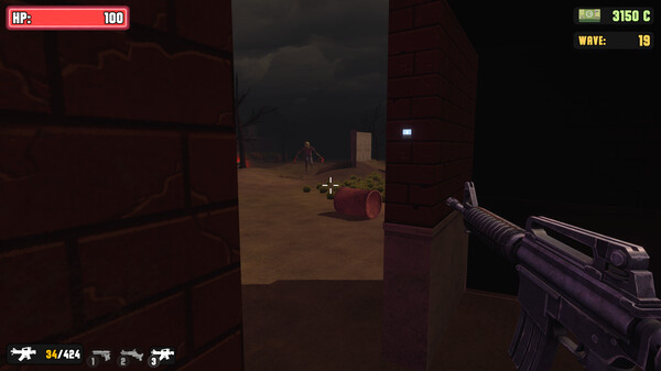 Игра Last Night in Zombie Village, скриншот