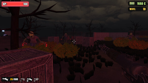 Игра Last Night in Zombie Village, скриншот
