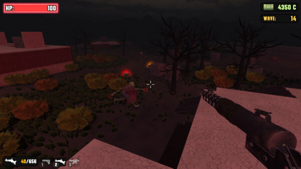 Игра Last Night in Zombie Village, скриншот