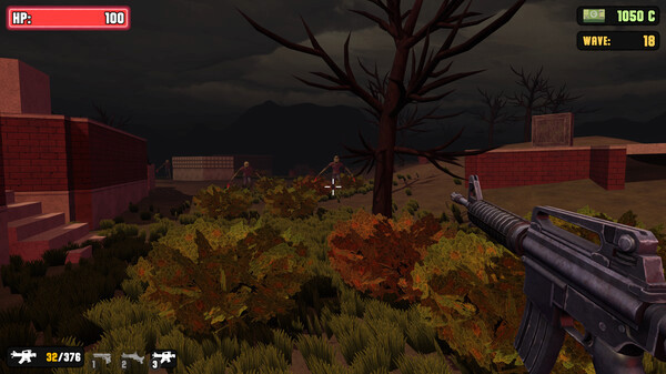 Игра Last Night in Zombie Village, скриншот