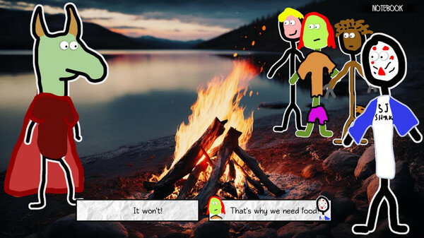 Игра Last Summer at Camp Apocalypse Blood: 101 Ways to Not Capture Bigfoot, скриншот