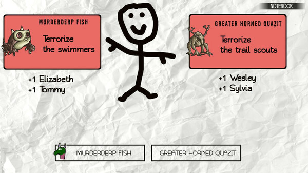 Игра Last Summer at Camp Apocalypse Blood: 101 Ways to Not Capture Bigfoot, скриншот