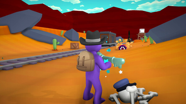 Игра Last Train Outta' Wormtown, скриншот