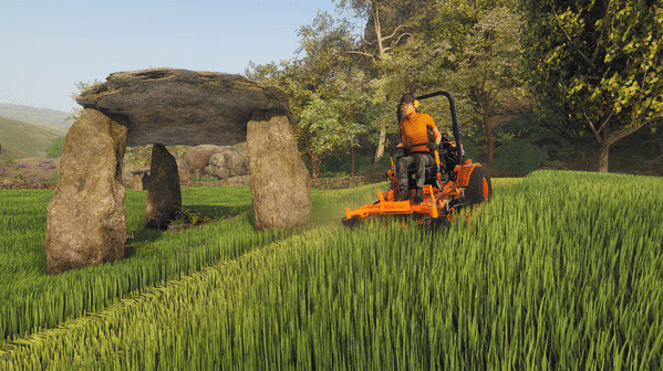Игра Lawn Mowing Simulator - Ancient Britain, скриншот