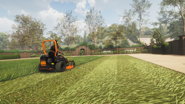 Игра Lawn Mowing Simulator, скриншот