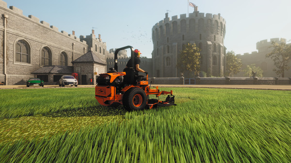 Игра Lawn Mowing Simulator, скриншот