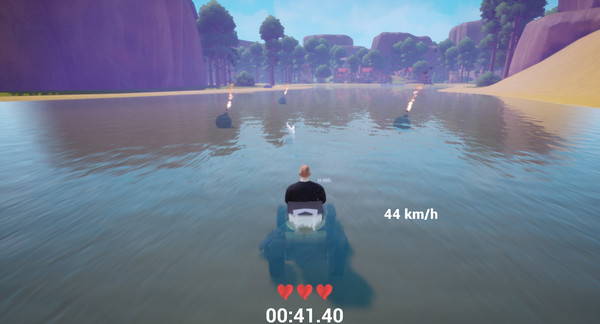 Игра Lawnmower game: Mortal Race, скриншот