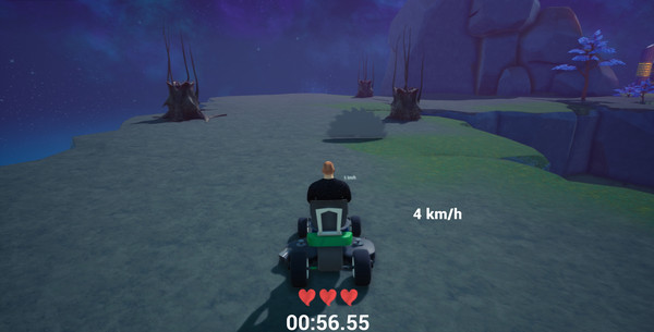 Игра Lawnmower game: Mortal Race, скриншот