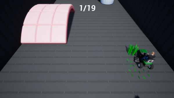 Игра Lawnmower game Ufo Chase 2, скриншот