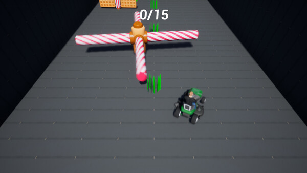 Игра Lawnmower game Ufo Chase 2, скриншот