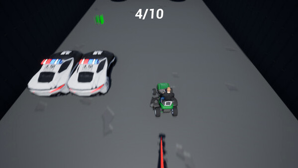 Игра Lawnmower game Ufo Chase 2, скриншот