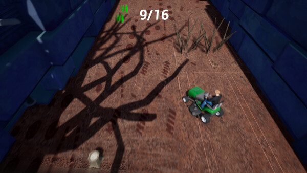 Игра Lawnmower game Ufo Chase 2, скриншот