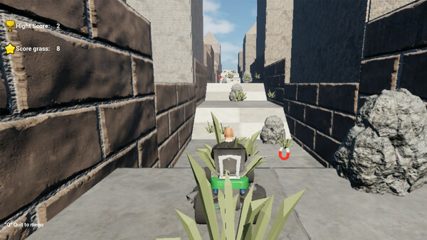Игра Lawnmower Runner, скриншот