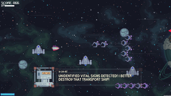 Игра Lazy Galaxy: Rebel Story, скриншот