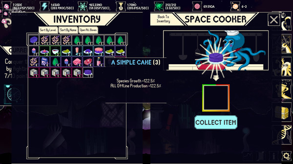 Игра Lazy Galaxy, скриншот