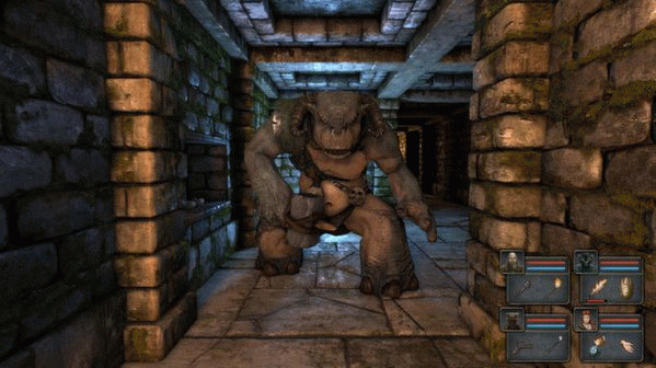 Игра Legend of Grimrock, скриншот