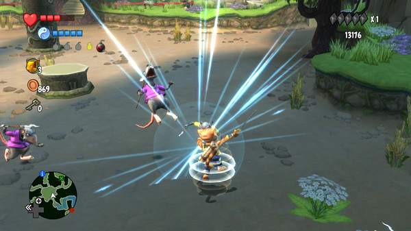 Игра Legend of Kay Anniversary, скриншот