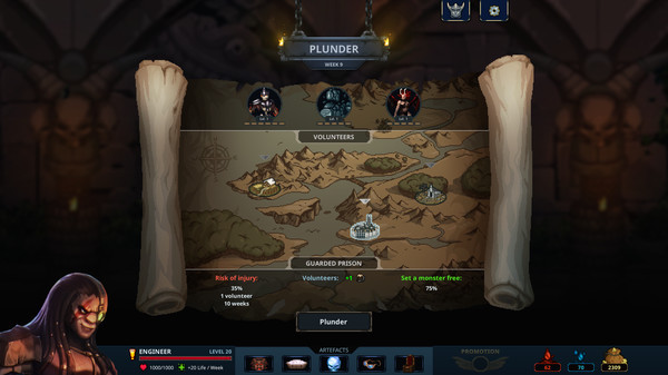 Игра Legend of Keepers: Career of a Dungeon Manager, скриншот